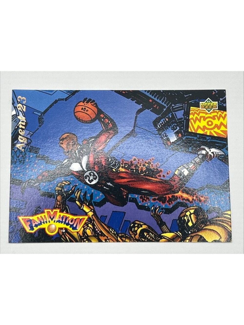1992-93 Upper Deck Card - FaniMation Michael Jordan #506 - Agent 23